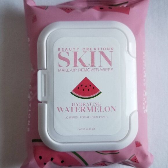 Beauty Creations Cosmetics - Skin Make-Up Remover Wipes Hydrating Watermelon - Picture 1 of 5